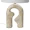 Hello Honey® 24" Abstract Sculptural Table Lamp with Drum Shade